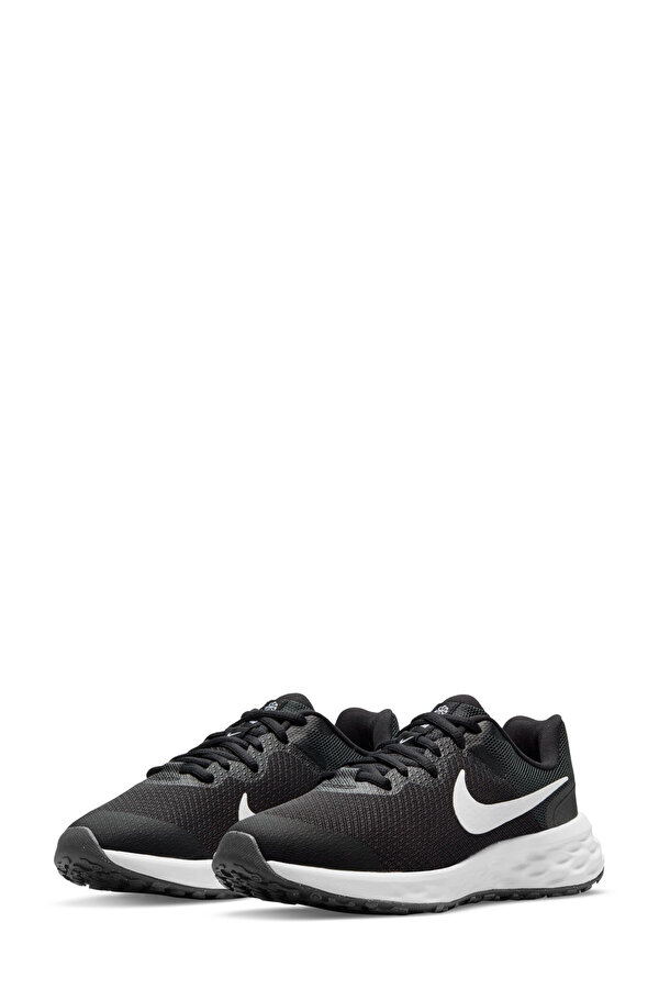 Nike Nike Revolution 6 Nn (Gs) Black Teenage Boy Running