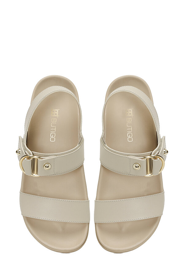 25S-273 5FX Karamel Kadın Kalın Taban Sandalet