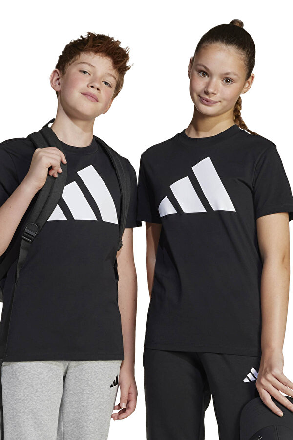 J BL TEE 160        BLACK Siyah Unisex Çocuk Kısa Kol T-Shirt
