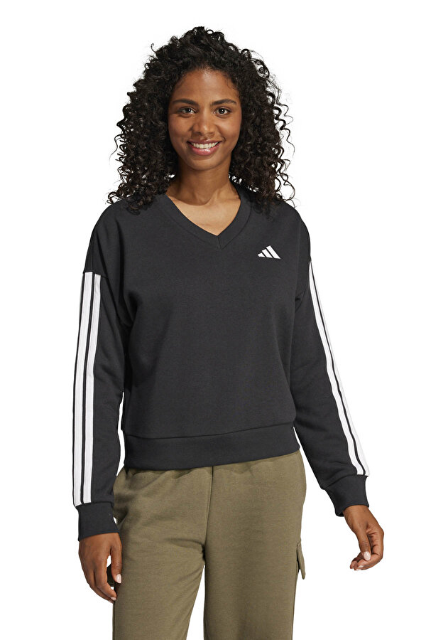 W 3S FT VN SWT      BLACK Siyah Kadın Sweatshirt