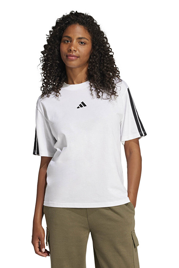 W 3S SJ BF T        WHITE Beyaz Kadın Kısa Kol T-Shirt