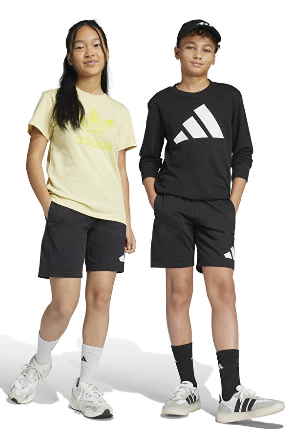 J BL KN SH 210      BLACK Siyah Unisex Çocuk Şort