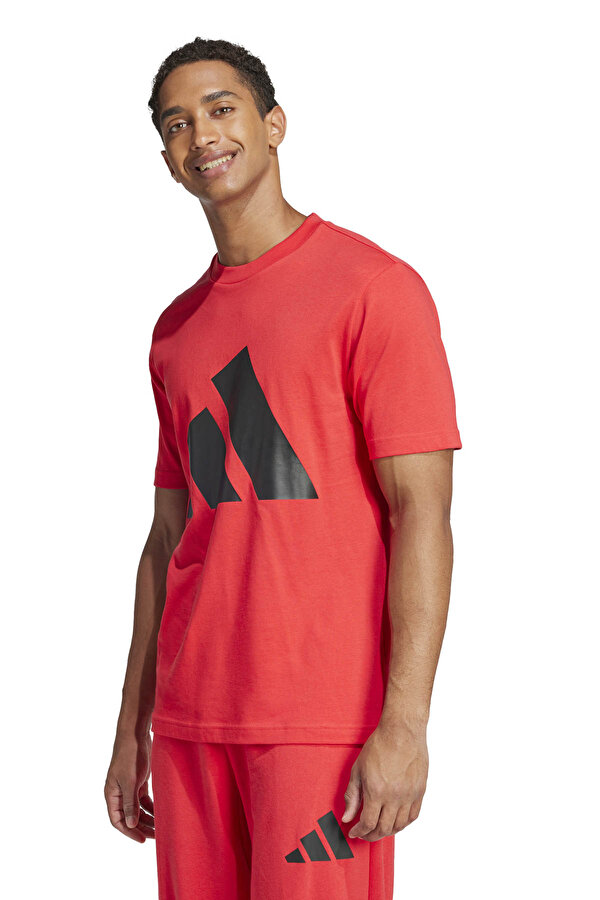 M BL SJ T           PURRU Kırmızı Erkek Kısa Kol T-Shirt