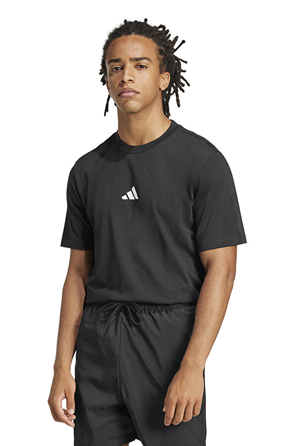 M SL SJ T           BLACK Siyah Erkek Kısa Kol T-Shirt