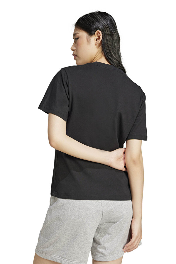 W SL SJ T Siyah Kadın Kısa Kol T-Shirt