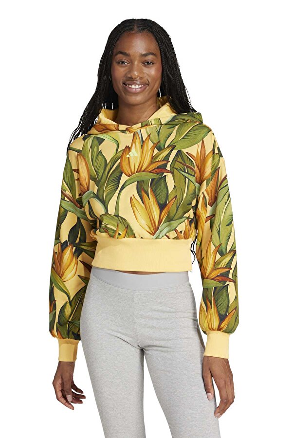 FARM HOODIE Sarı Kadın Sweatshirt