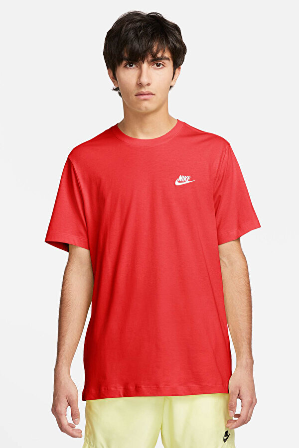 M NSW CLUB TEE Kırmızı Erkek Kısa Kol T-Shirt