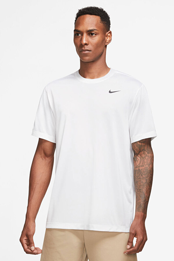 M NK DF TEE RLGD RESET Beyaz Erkek Kısa Kol T-Shirt