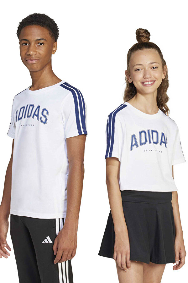 J C COLLEG TEE      WHITE Beyaz Unisex Kısa Kol T-Shirt