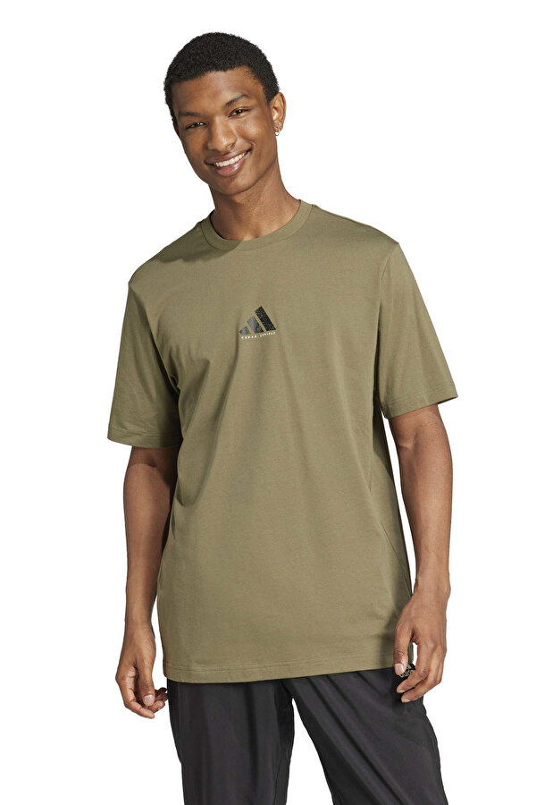 M C PHOTO TEE       OLIST Haki Erkek Kısa Kol T-Shirt