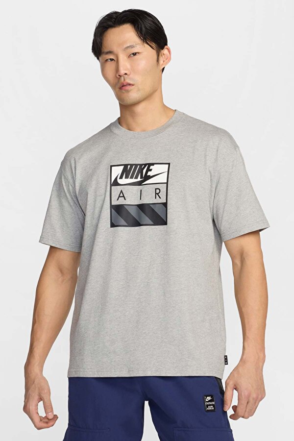 M NSW TEE M90 NK AIR SP25 GRI Erkek Kısa Kol T-Shirt