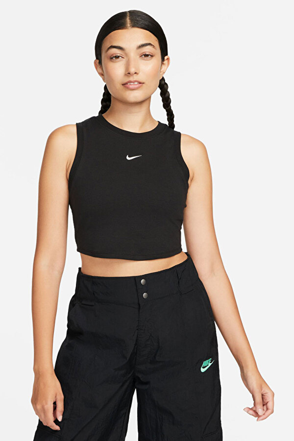 Sportswear Essential Siyah Kadın Atlet