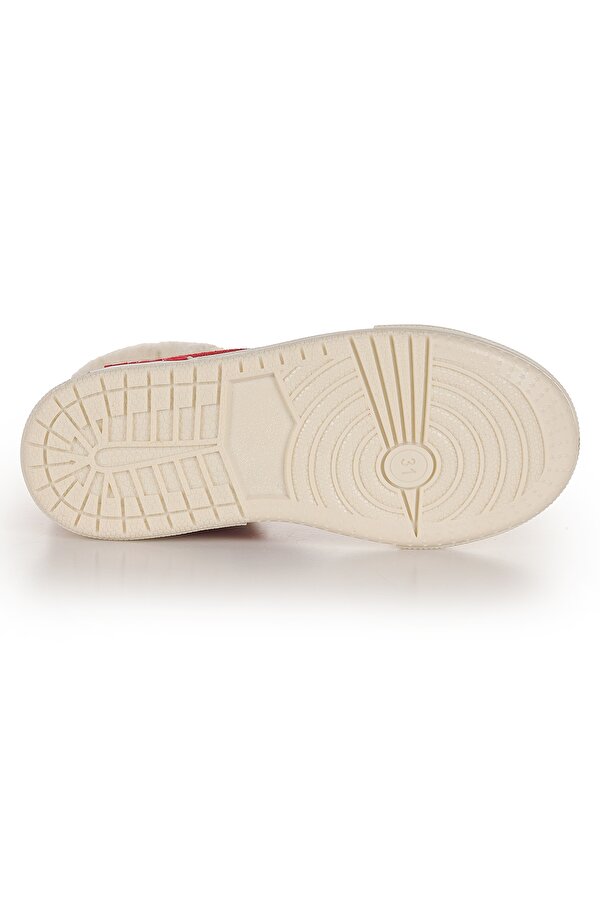 Tigge Günlük Lastikli Kız Çocuk Bot Ayakkabı Kırmızı