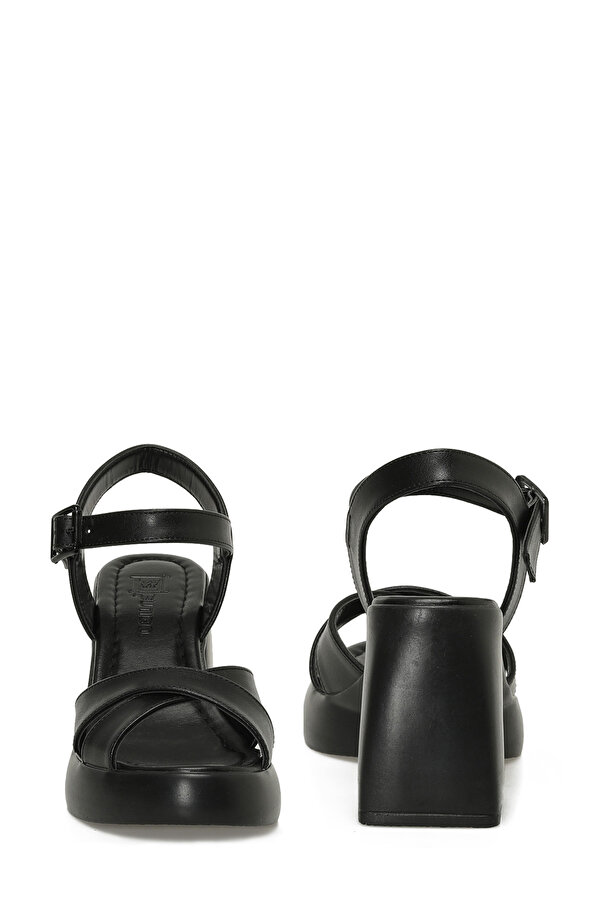 24S-154 5FX Siyah Kadın Topuklu Sandalet