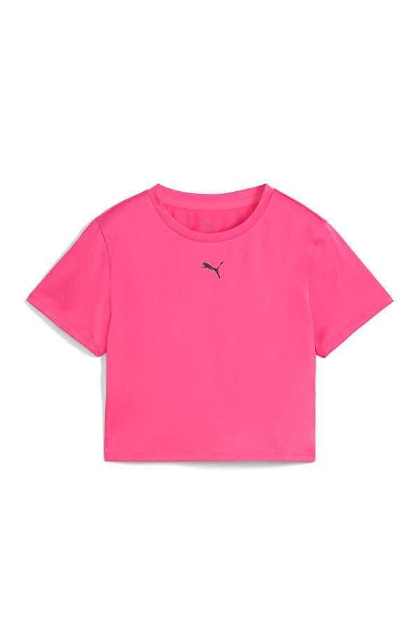 W TAD ESSENTIAL Baby Tee Pembe Kadın Kısa Kol T-Shirt