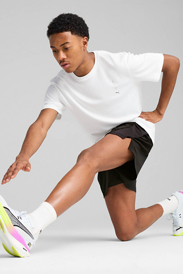 Puma Graphics Running Illustra Белый Мужчина Футболка