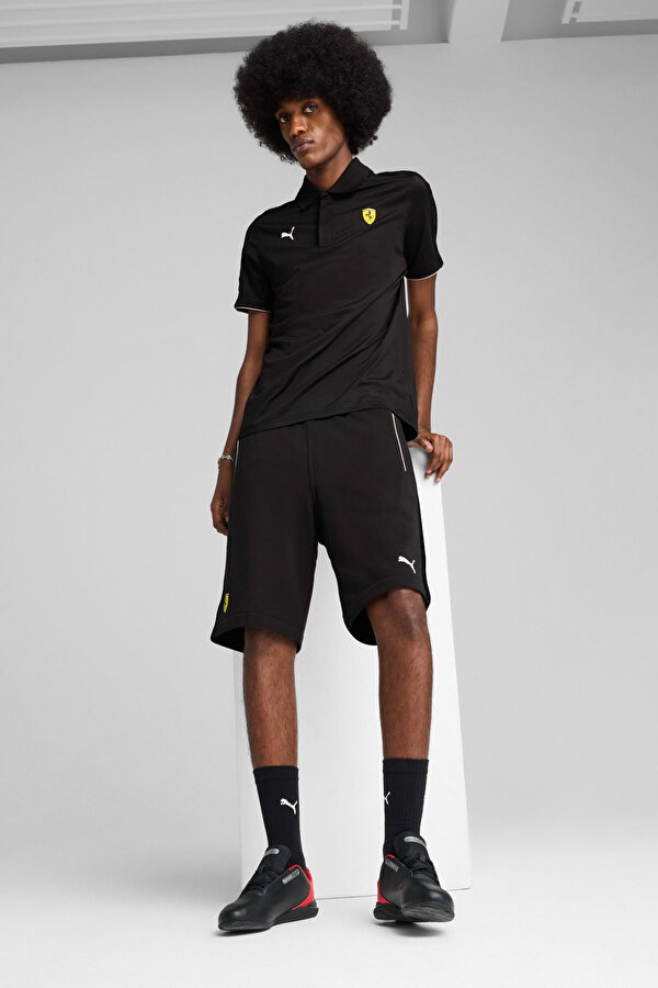 Ferrari Race Sweatshorts Siyah Erkek Şort