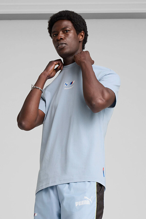 BMW MMS CAR GRAPHIC TEE 2 Mavi Erkek Kısa Kol T-Shirt