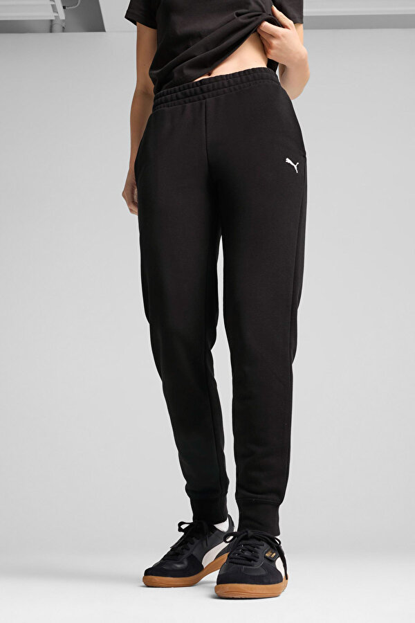 ESS  Logo Sweatpants Siyah Kadın Eşofman Altı