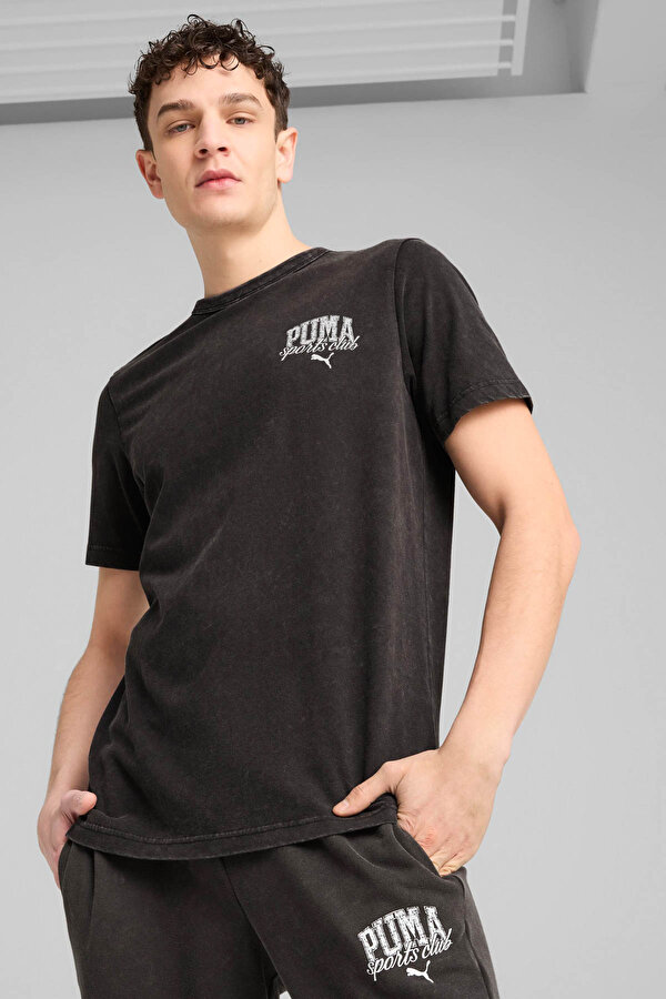CLASS Washed Tee Siyah Erkek Kısa Kol T-Shirt