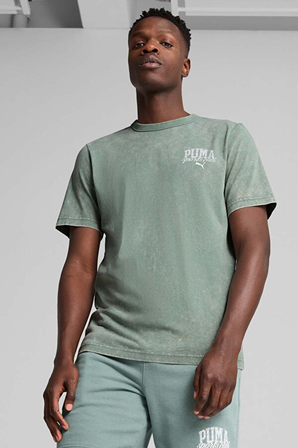 CLASS Washed Tee Yeşil Erkek Kısa Kol T-Shirt