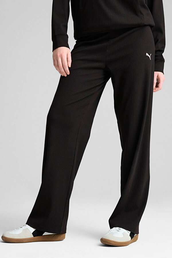 ESS ELEVATED High-Waist S Siyah Kadın Eşofman Altı