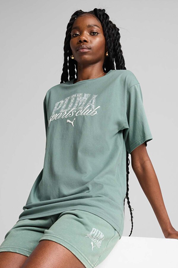 CLASS Relaxed Tee Yeşil Kadın Kısa Kol T-Shirt