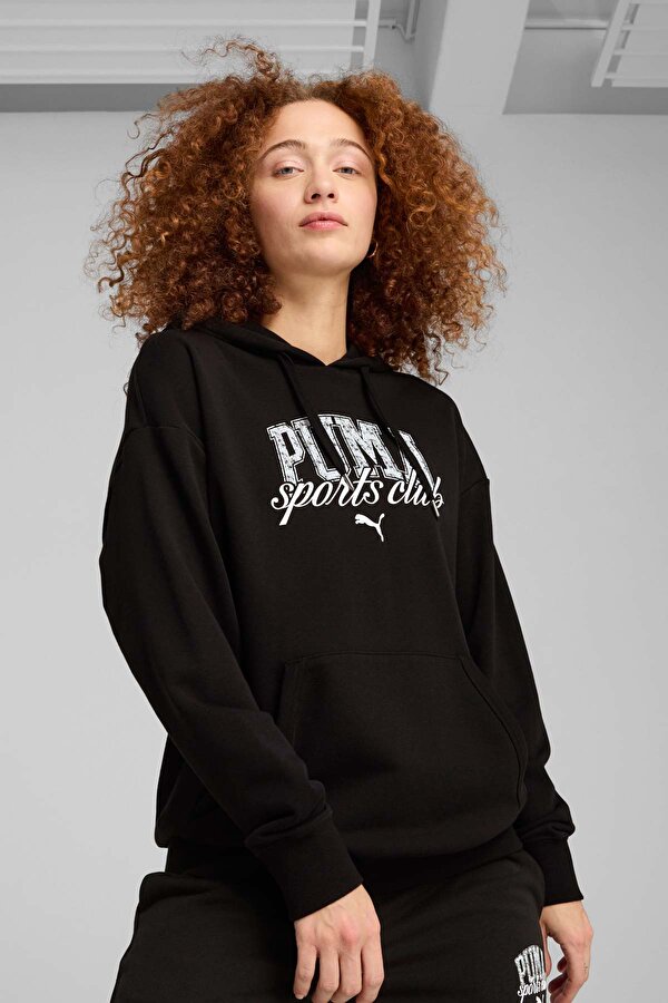 CLASS Hoodie TR Siyah Kadın Sweatshirt