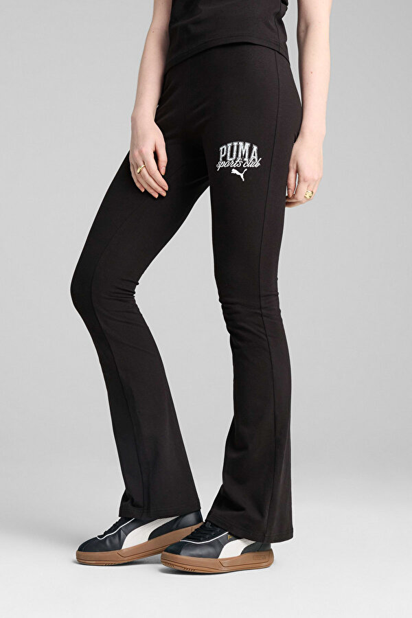 CLASS High-Waist Fla Siyah Kadın Tayt