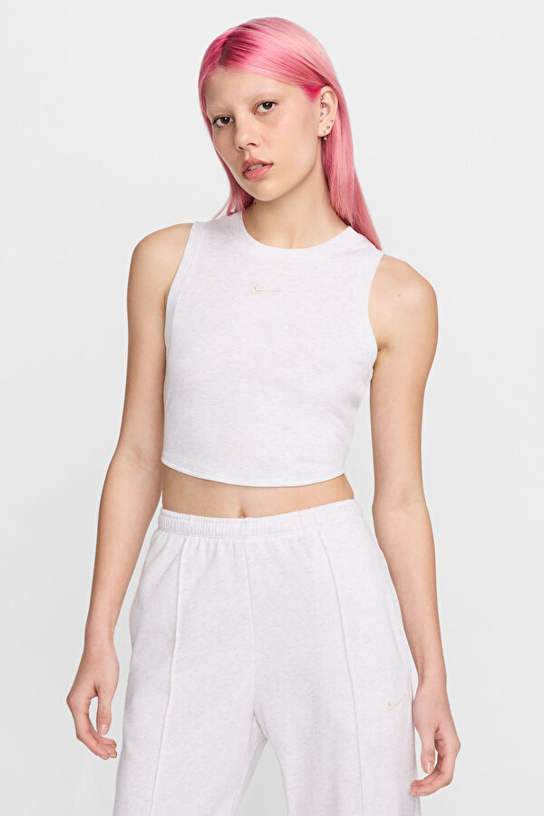 Sportswear Essential Beyaz Kadın Atlet