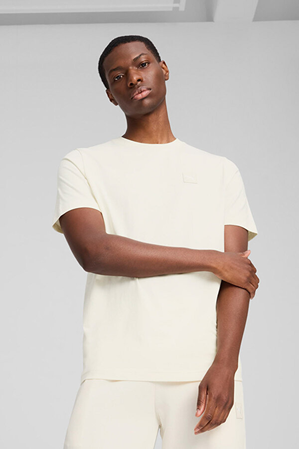 ESS ELEVATED Tee Krem Erkek Kısa Kol T-Shirt