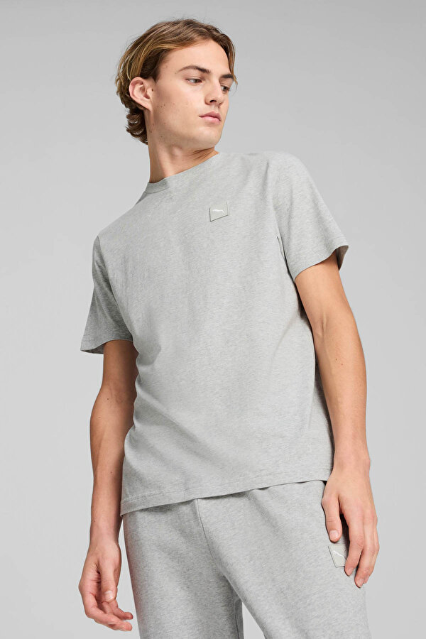ESS ELEVATED Tee Gri Erkek Kısa Kol T-Shirt