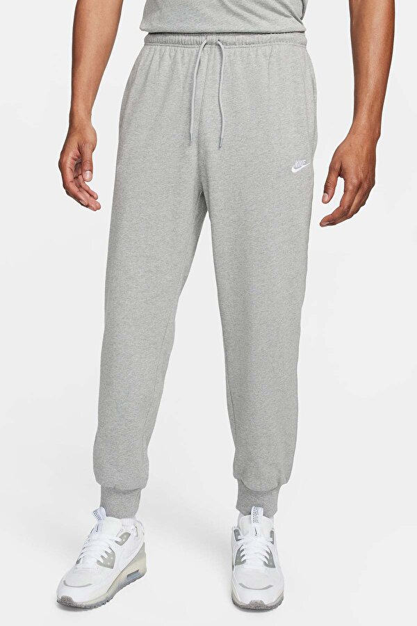 M  NK CLUB KNIT JOGGER GRI Erkek Eşofman Altı