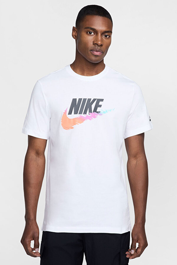 M NSW TEE 6MO FTRA SP25 Beyaz Erkek Kısa Kol T-Shirt