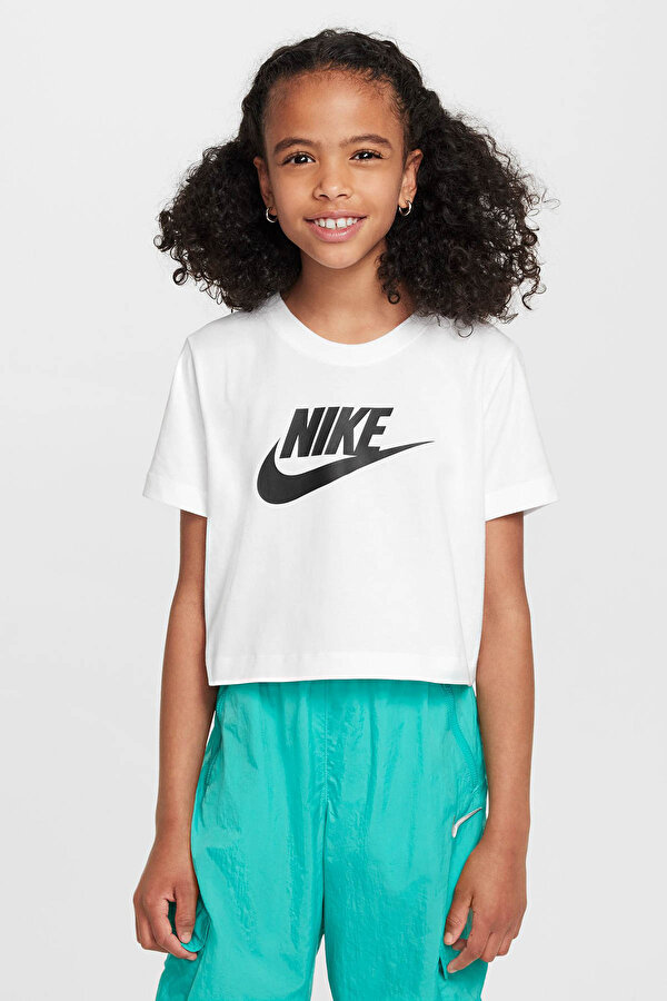 Sportswear Beyaz Kız Çocuk Kısa Kol T-Shirt