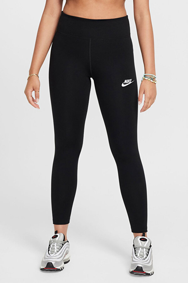 Sportswear Classics Siyah Kız Çocuk Tayt