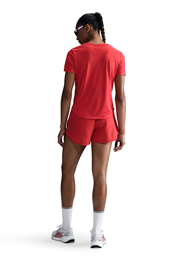 W NK TEMPO DF SS TOP Kırmızı Kadın Kısa Kol T-Shirt