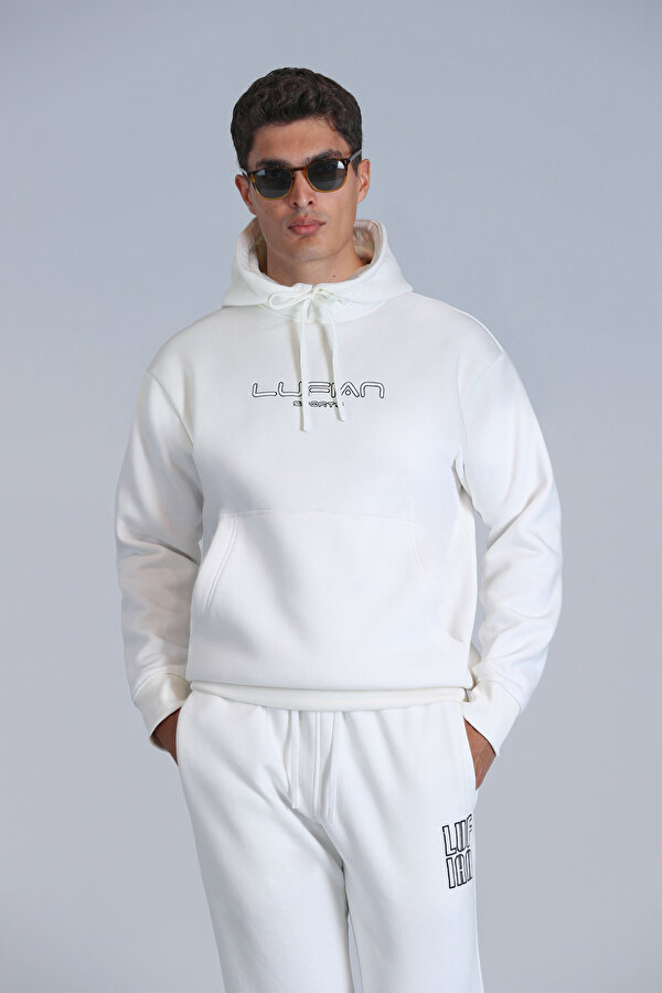 Erkek Brave Sweatshirt 112030152 Kırık Beyaz