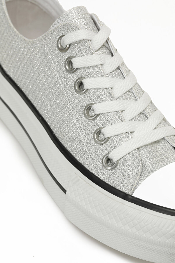 24S-048 5FX Gümüş Kadın Sneaker