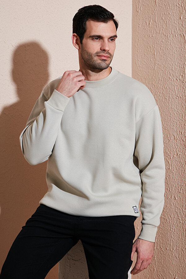 Erkek Sweat 5905255 KREM