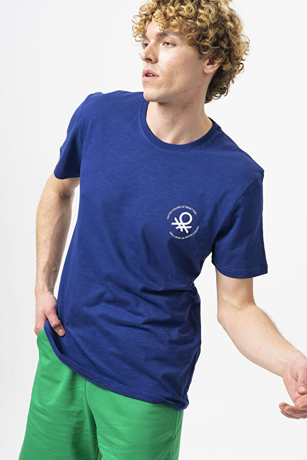 Erkek T Shirt BNTM099R LACİVERT