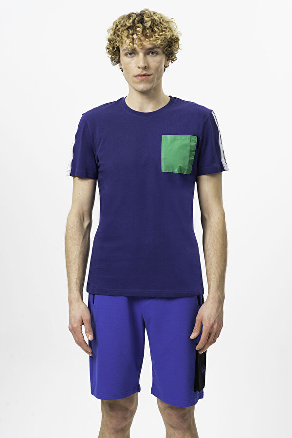 Erkek T Shirt BNTM20446 LACİVERT