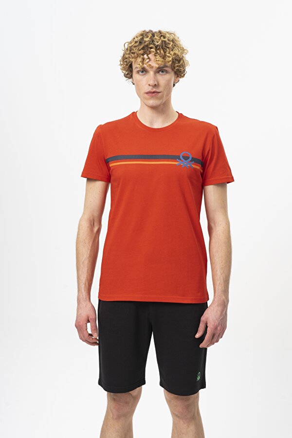 Erkek T Shirt BNTM20478 KIRMIZI