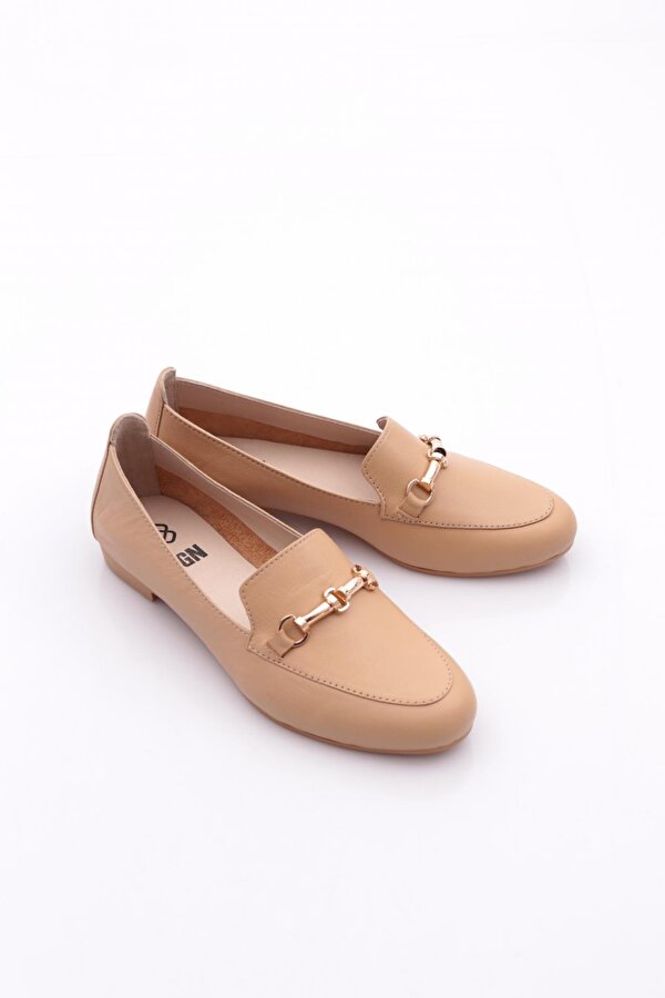 707 Kadin Aksesuarli Loafer Ayakkabi