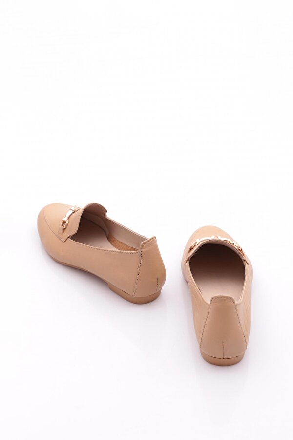 707 Kadin Aksesuarli Loafer Ayakkabi