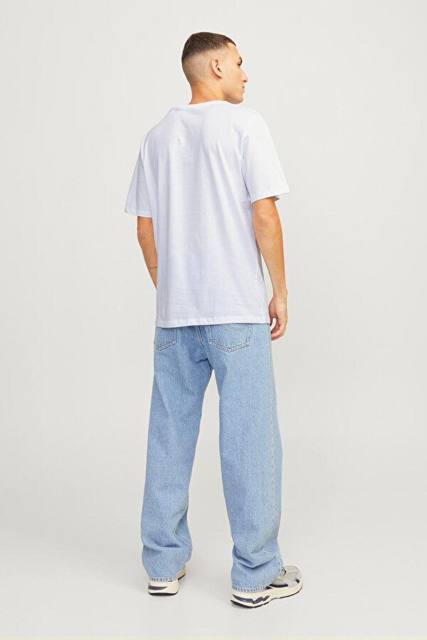 JJECORP LOGO TEE SS CREW Beyaz Erkek Kısa Kol T-Shirt
