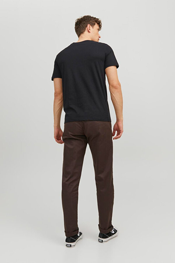 JJECORP LOGO TEE SS O-NEC Siyah Erkek Kısa Kol T-Shirt