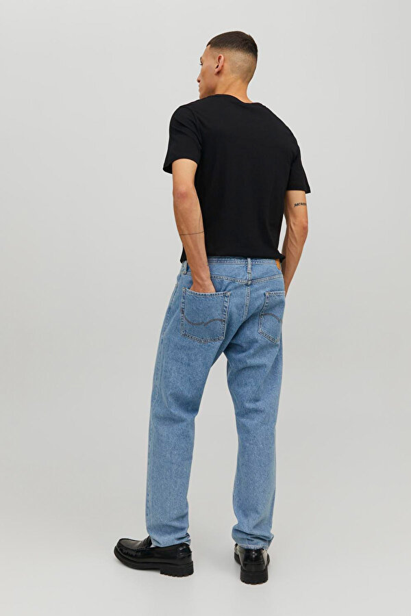 JJEORGANIC BASIC TEE SS O Siyah Erkek Kısa Kol T-Shirt