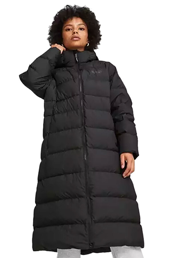 Clothing Puma Long Hooded Down Coat Черный