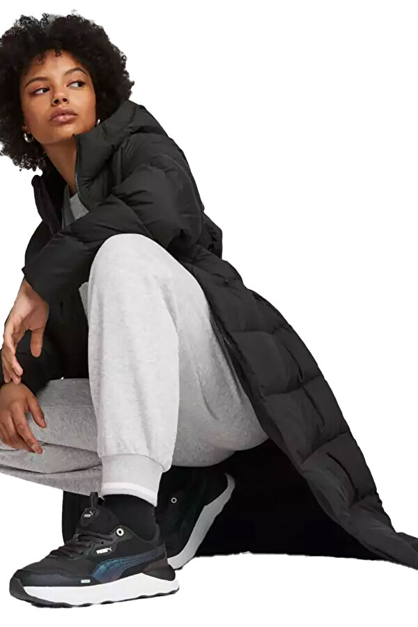 Clothing Puma Long Hooded Down Coat Черный